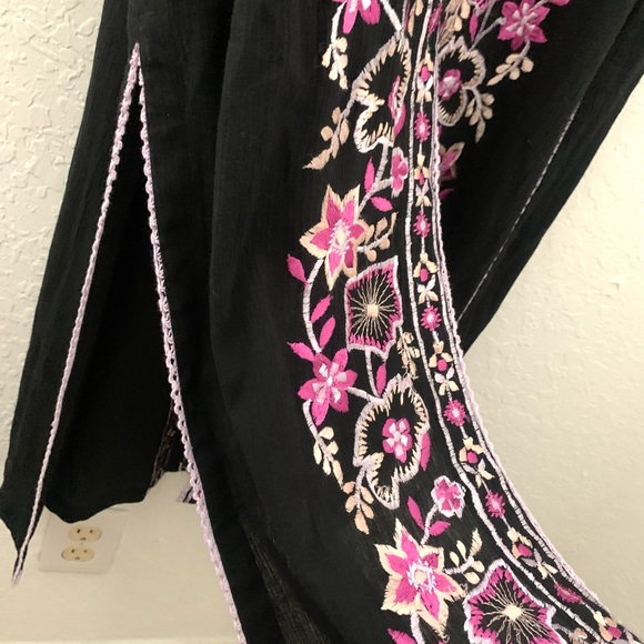 Misa Los Angeles Black Embroidered Dress - Picture 8 of 14